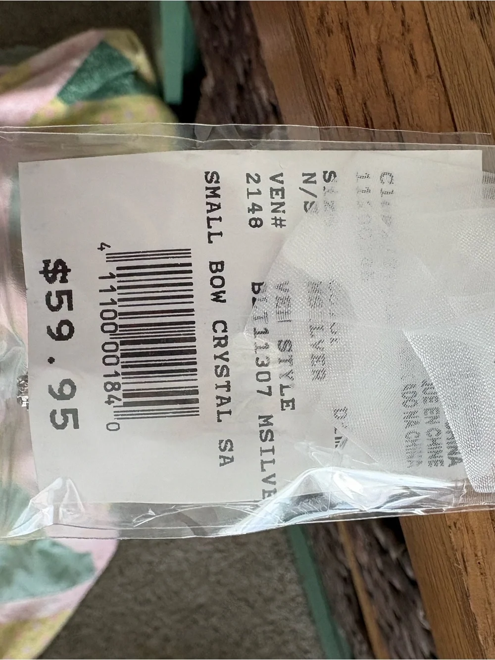 Davids Bridal sparkling crystal